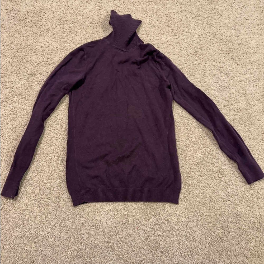 GAP Purple Turtleneck Sweater